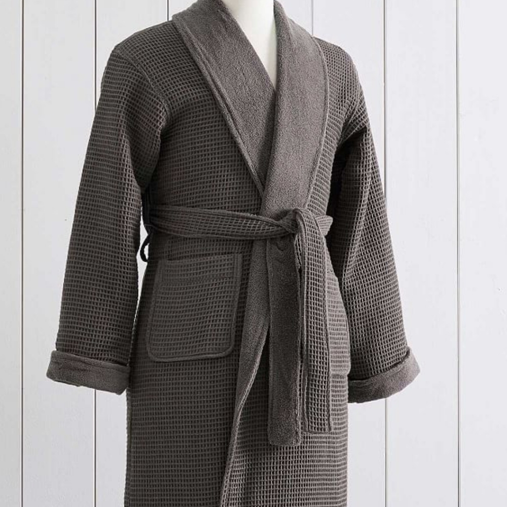 Potterybarn waffle resort robe